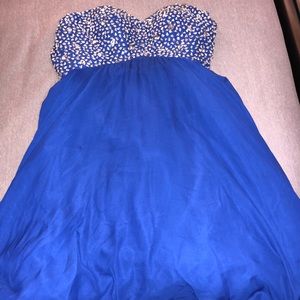 Royal Blue Hoco Dress